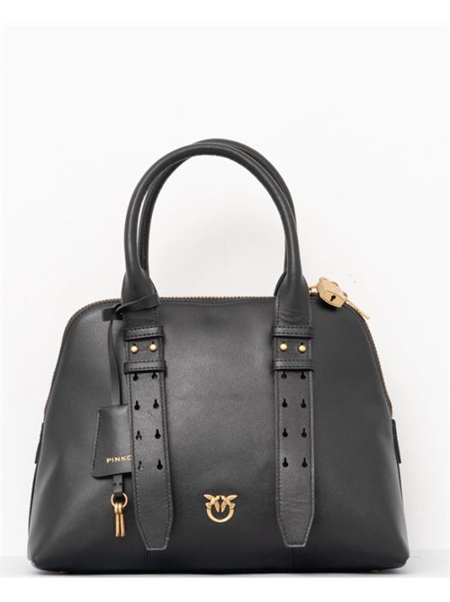 BOWLING BAG MEDIUM PINKO | 105906.A0QOZ99Q NERO-AN.GOLD